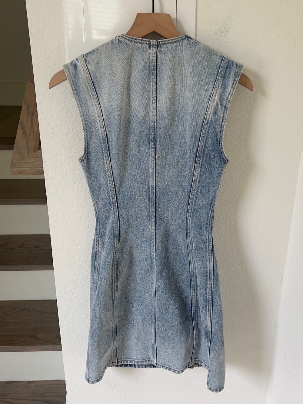 Givenchy U-Lock Denim Mini Dress - Blue - Picture 6 of 11